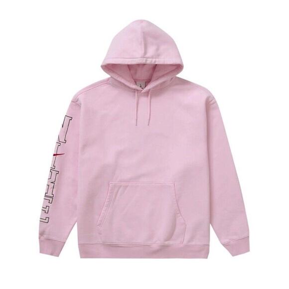 Supreme Nike Hooded Sweatshirt SS24 Light Pink Size XL - Picture 1 of 3